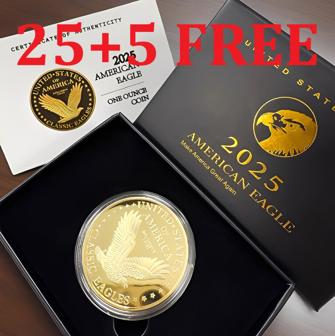 Gold Eagle Coin - Certified 2025