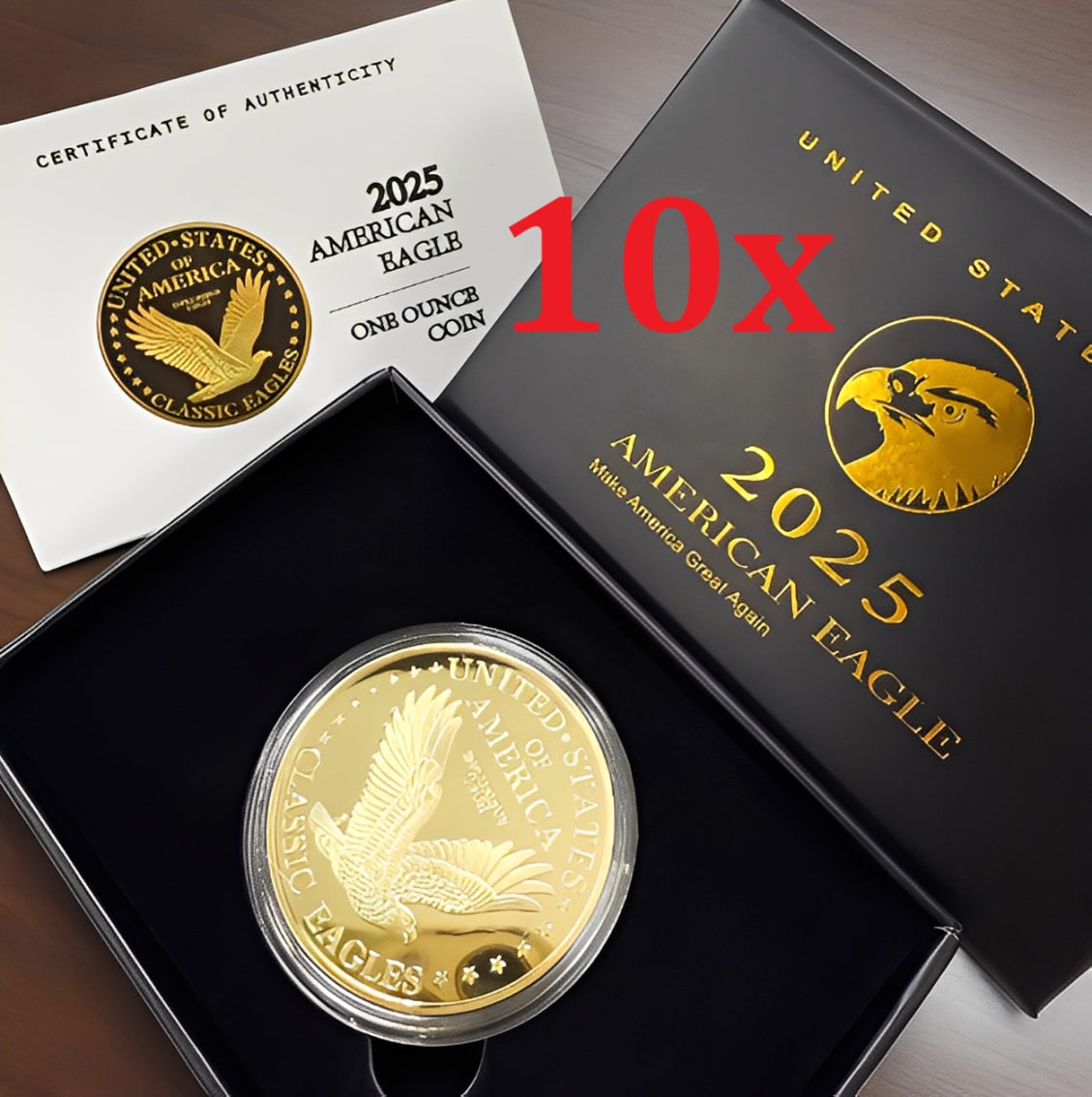 Gold Eagle Coin - Certified 2025