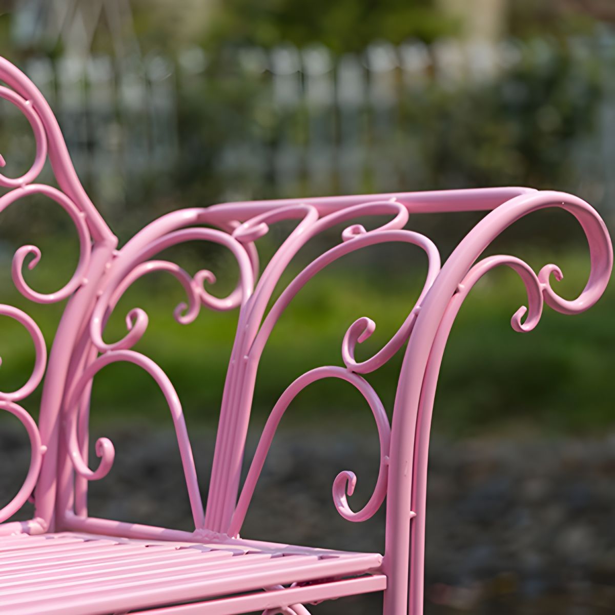 🌸 Luxury Wrought Iron Bistro Set – 3 Pieces