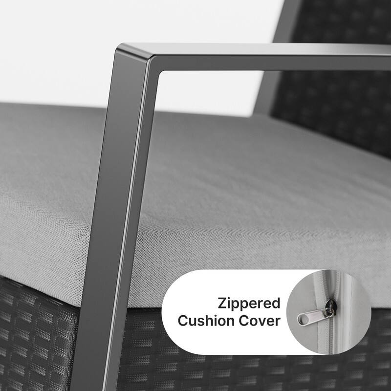 3-Piece Wicker Patio Furniture Set