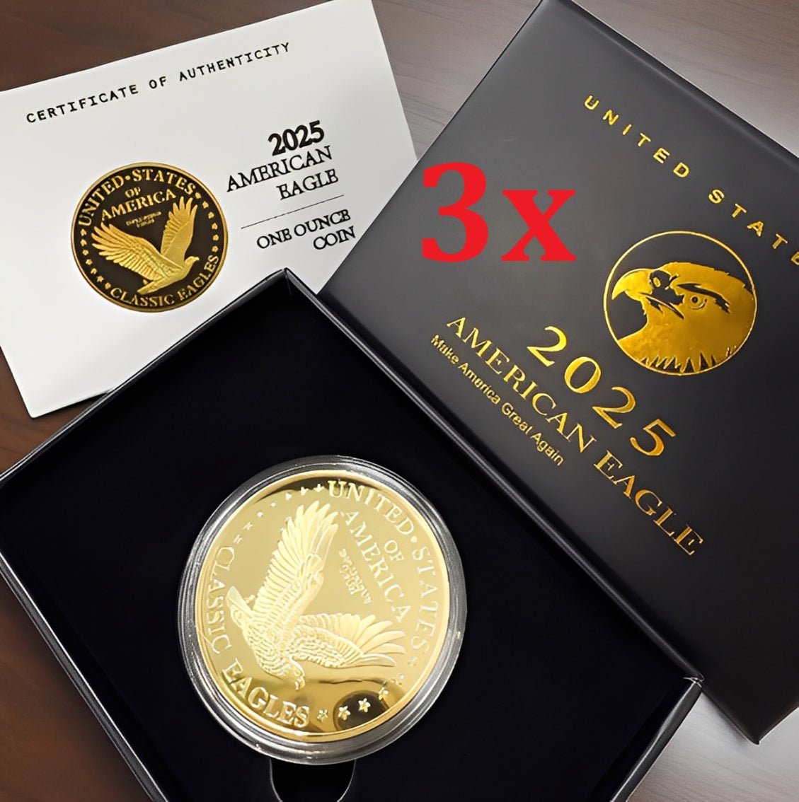 Gold Eagle Coin - Certified 2025