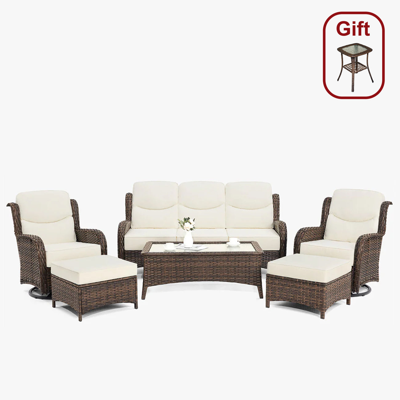 Luxury Outdoor Sofa Set – Indoor Comfort, Made for Outdoors