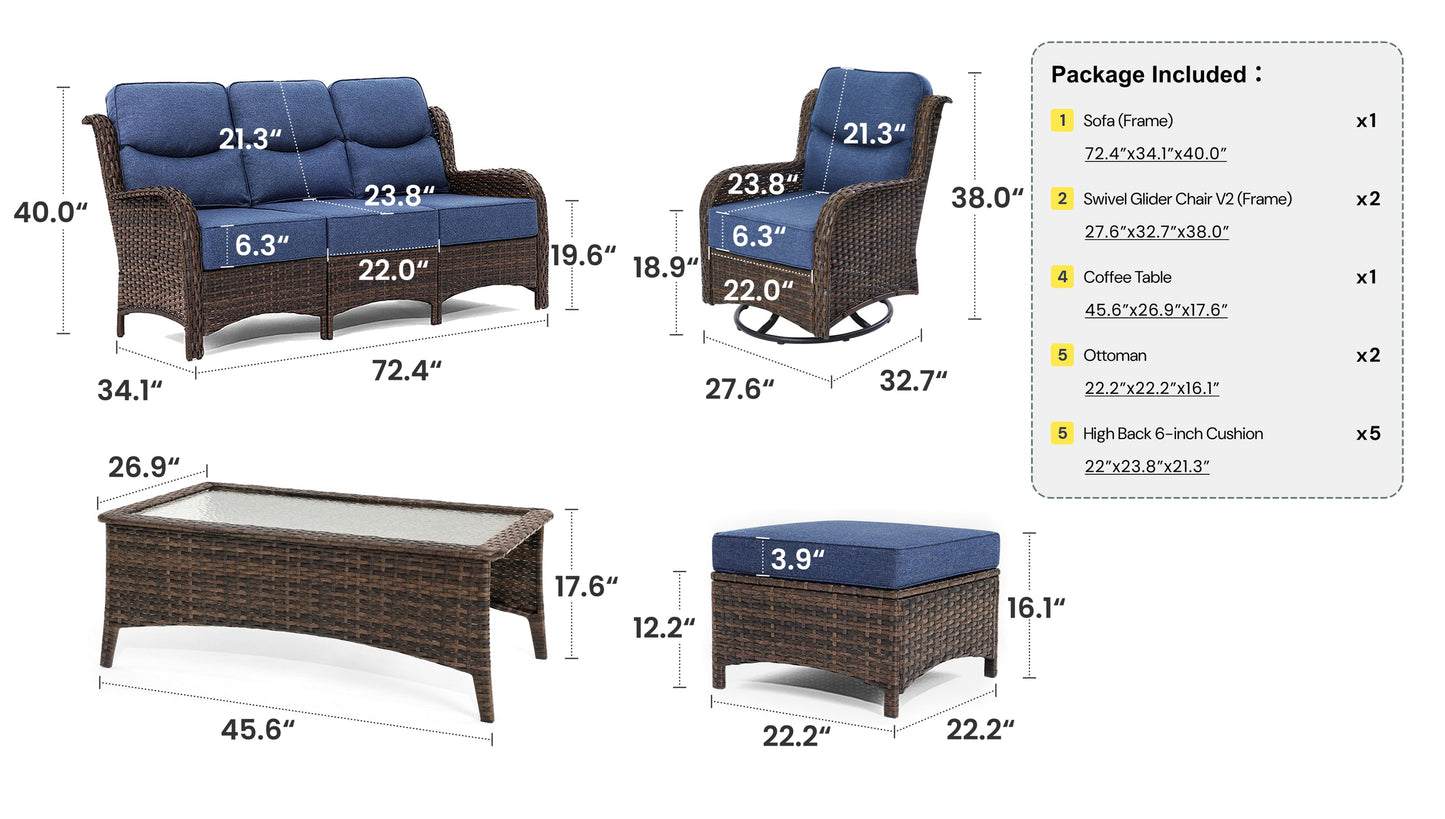 Luxury Outdoor Sofa Set – Indoor Comfort, Made for Outdoors
