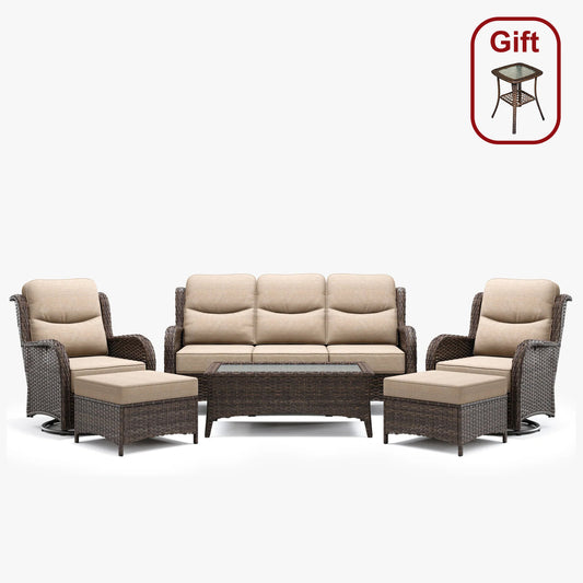 Luxury Outdoor Sofa Set – Indoor Comfort, Made for Outdoors