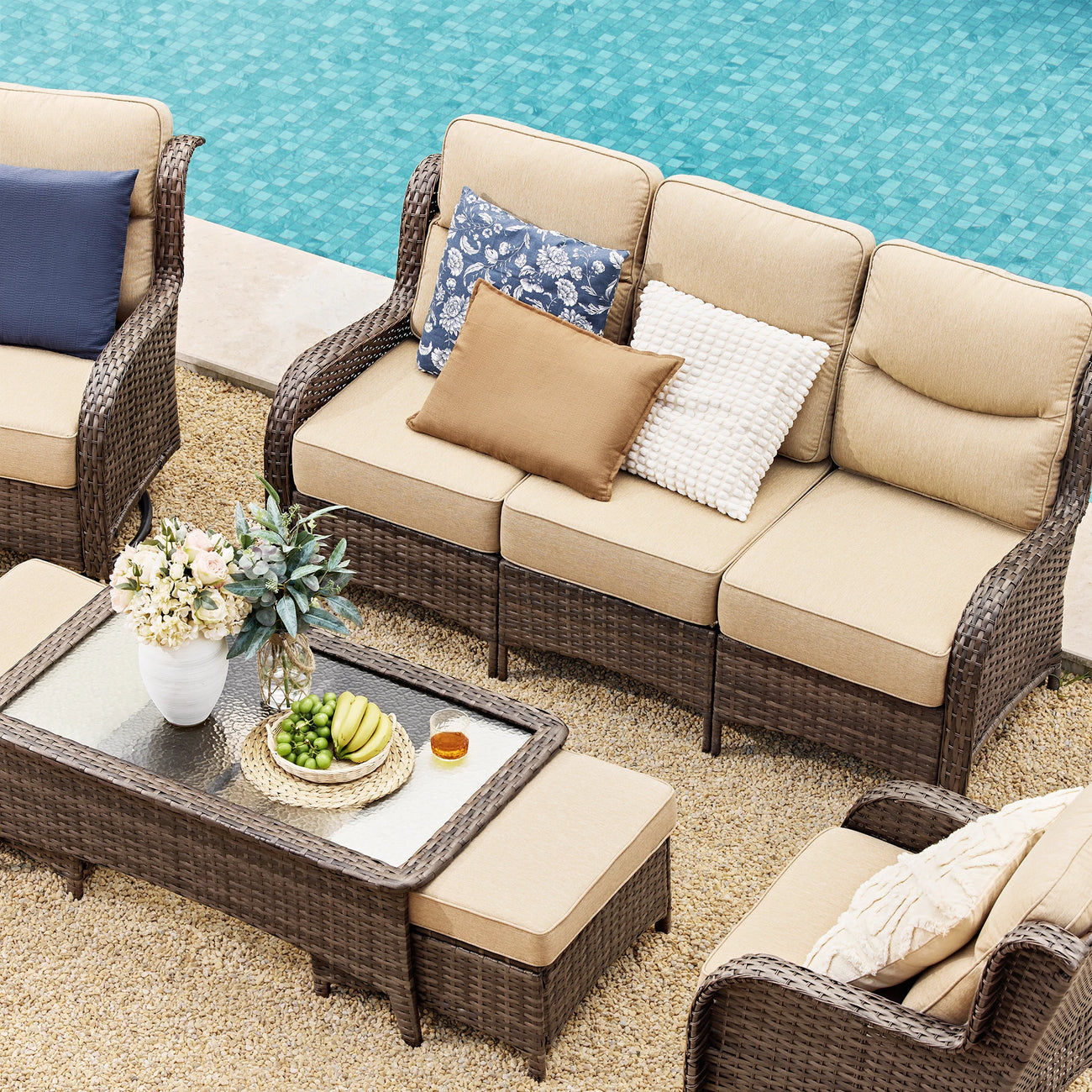 Luxury Outdoor Sofa Set – Indoor Comfort, Made for Outdoors