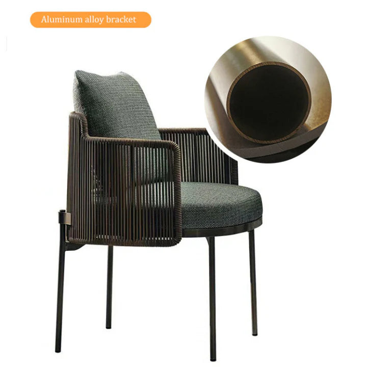 Patio Dining Set 8 Rattan Lounge Chair And Teak Dining Table