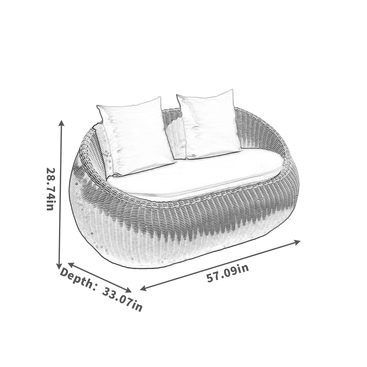 Italo Patio Lounge Set