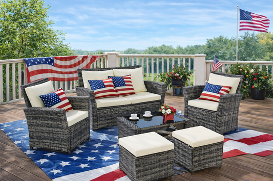 6 PCS - Luxury Outdoor Living, The American Way 🇺🇸