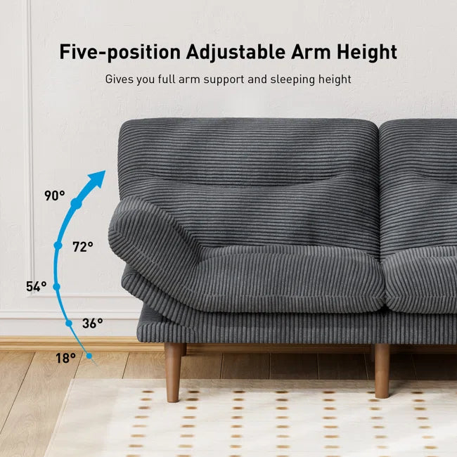 🛋️ 3-in-1 Luxury Convertible Futon Sofa Bed