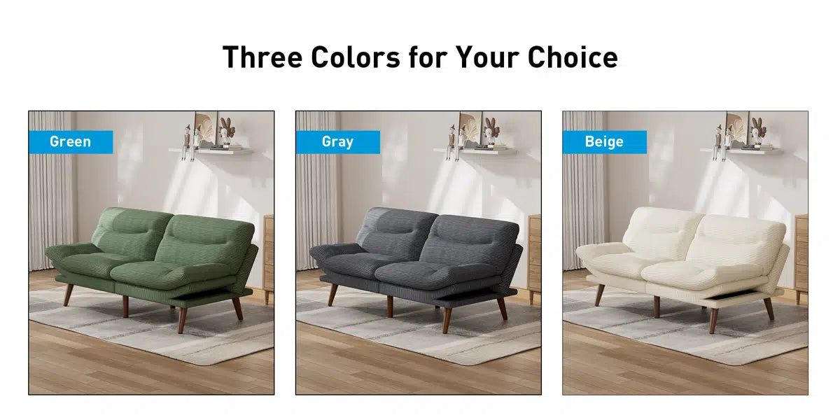 🛋️ 3-in-1 Luxury Convertible Futon Sofa Bed