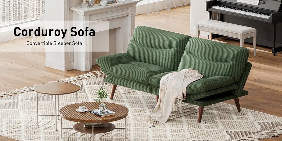 🛋️ 3-in-1 Luxury Convertible Futon Sofa Bed